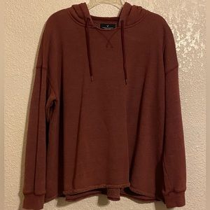 American Eagle Burgundy Sweatshirt Hoodie Sz Medium
